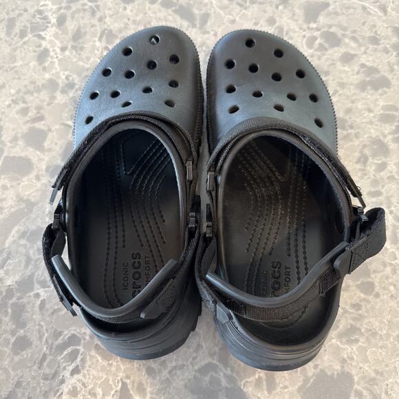 Crocs classic hiker clog Women’s Size 9 Men’s 7 Black Hiking Outdoors - Picture 5 of 8